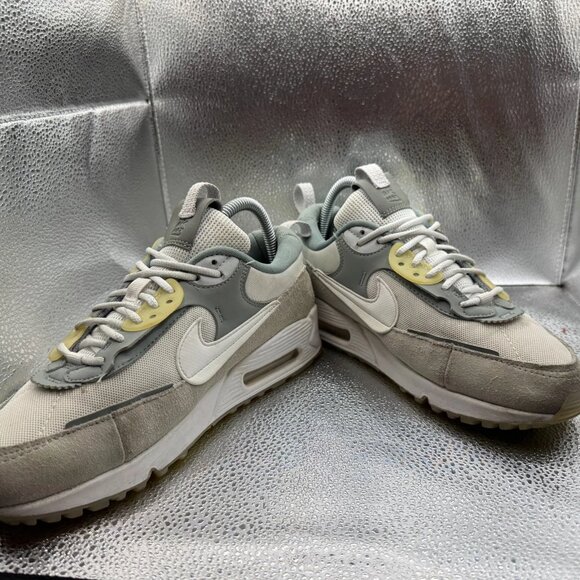 Size 8 Nike Air Max 90 Futura Mint Gray Green Womens Athletic Sneaker DM9922-105 - Picture 4 of 10